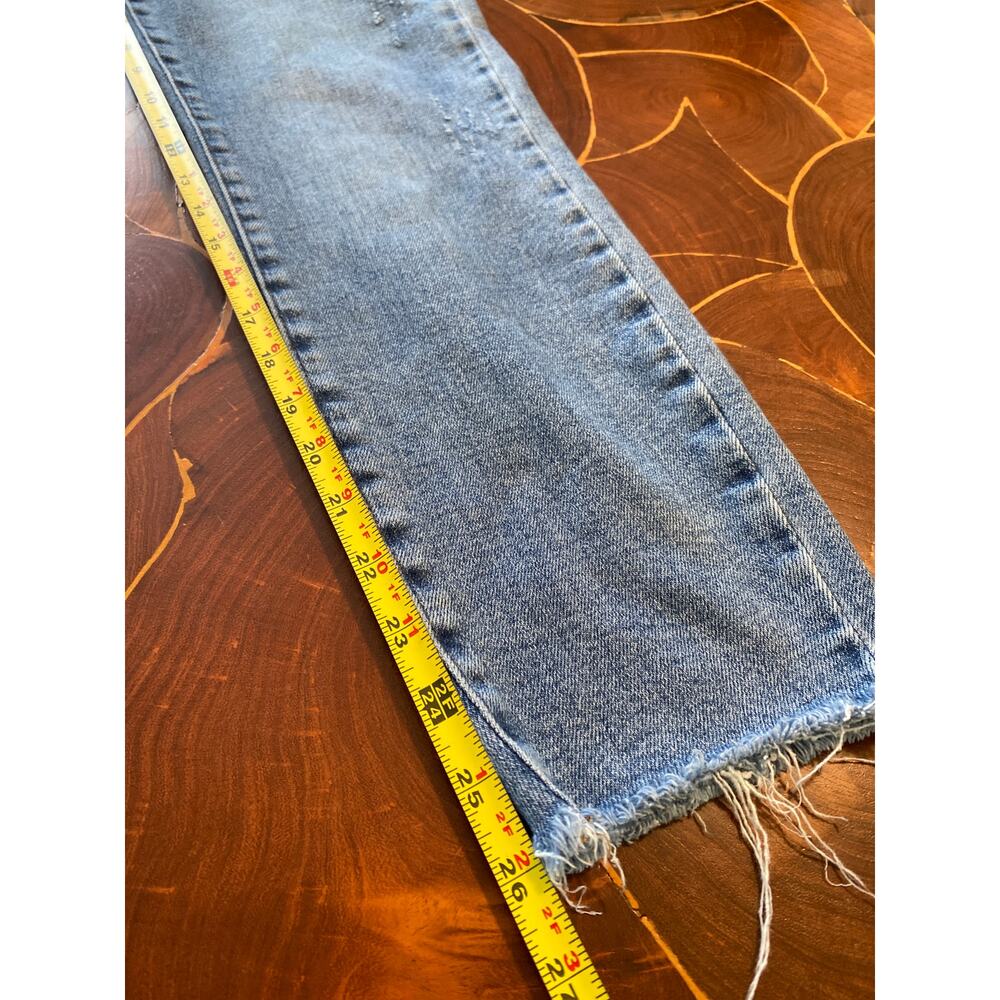 Judy Blue High Rise Sunflower Embroidered Raw Hem Jean SZ 7/28 - Picture 7 of 8